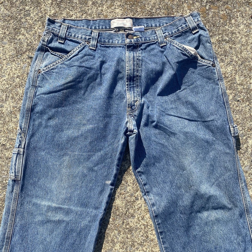 VTG Levi Strauss Signature Carpenter Jean 36x32 Wide Leg 90s Y2K Baggy VGC - Picture 6 of 14